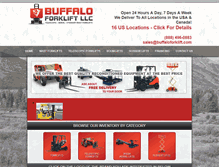 Tablet Screenshot of buffaloforklifteq.com